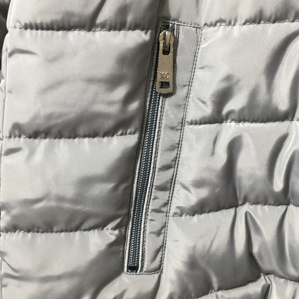 KENNETH COLE Faux Fur Trimmed Hooded Puffer Jacket - Picture 9 of 13